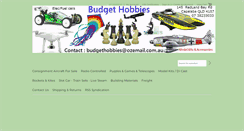 Desktop Screenshot of budgethobbies.com.au